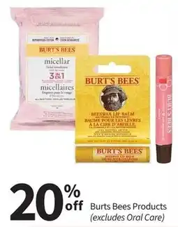 Pharmasave Burt's Bees Products offer