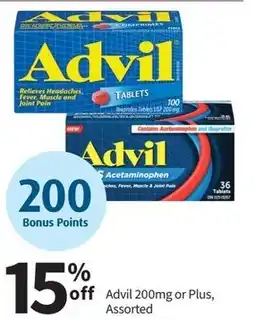 Pharmasave Advil offer