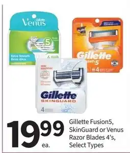 Pharmasave Gillette Fusion5, SkinGuard or Venus Razor Blades 4's offer