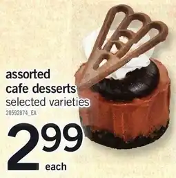 Loblaws assorted cafe desserts offer