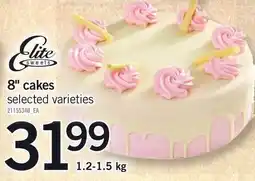 Loblaws Elite sweets 8" cakes offer