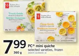 Loblaws PC mini quiche offer