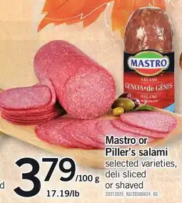 Loblaws Mastro salami offer