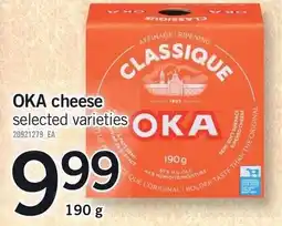 Loblaws Oka cheese selected varieties offer
