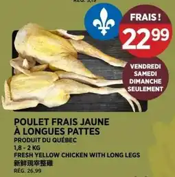 Kim Phat Poulet frais jaune à longues pattes offer