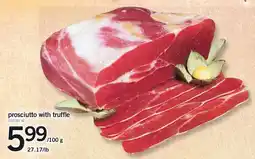 Loblaws prosciutto with truffle offer