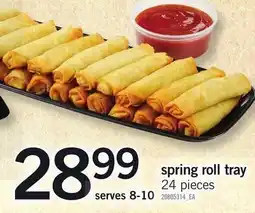Loblaws spring roll tray offer