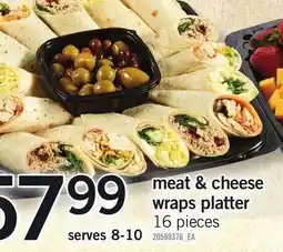 Loblaws meat & cheese wraps platter offer