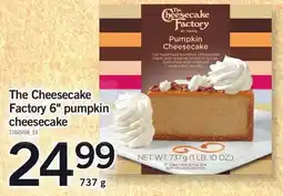 Loblaws The Cheesecake Factory pumpkin cheesecake offer