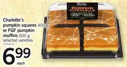 Loblaws Charlotte's pumpkin squares offer