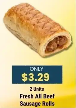Sal's Grocery Fresh All Beef Sausage Rolls offer