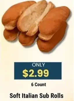 Sal's Grocery Soft Italian Sub Rolls offer