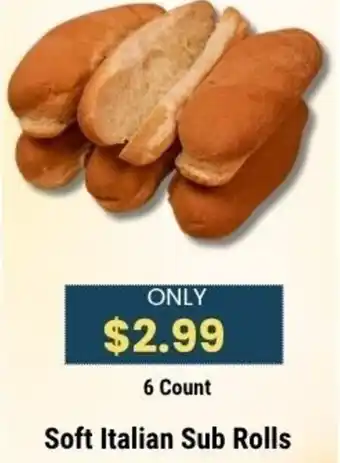 Soft Italian Sub Rolls