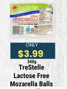 Sal's Grocery TreStelle lactose free mozzarella balls offer