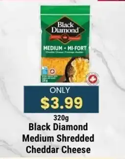 Sal's Grocery Black Diamond Medium Shredded Cheddar Cheese offer
