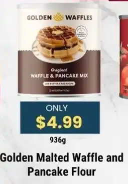Sal's Grocery Golden Malted Waffle and Pancake Flour offer