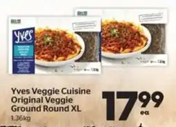 Calgary Co-op Yves Veggie Cuisine Original Veggie Ground Round XL offer