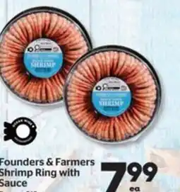 Calgary Co-op Founders & Farmers Shrimp Ring with Sauce offer