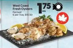 Calgary Co-op West Coast Fresh Oysters offer