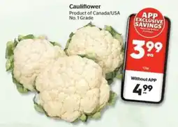 Calgary Co-op Cauliflower offer