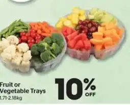 Calgary Co-op Fruit or Vegetable Trays offer