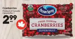 Calgary Co-op Ocean Spray cranberries offer