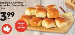 Calgary Co-op Founders & Farmers Butter Top Dinner Buns offer