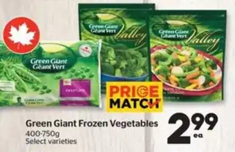 Green Giant Frozen Vegetables