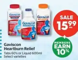 Calgary Co-op Gaviscon Heartburn Relief offer