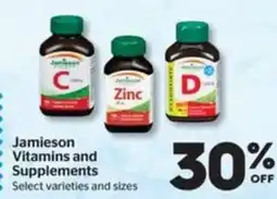 Calgary Co-op Jamieson Vitamins and Supplements offer