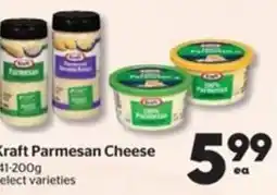 Calgary Co-op Kraft Parmesan Cheese offer