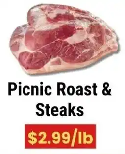 Sal's Grocery Picnic Roast & Steaks offer