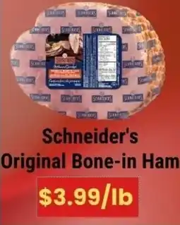Sal's Grocery Schneider's original bone-in ham offer
