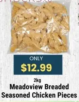 Sal's Grocery Meadoview breaded seasoned chicken pieces offer