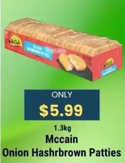 Sal's Grocery McCain Onion Hashbrown Patties offer