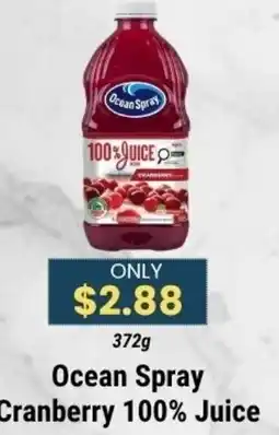 Sal's Grocery Ocean Spray Cranberry 100% Juice offer