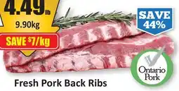 Starsky Fresh Pork Back Ribs offer