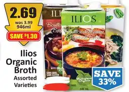 Starsky Ilios Organic Broth offer