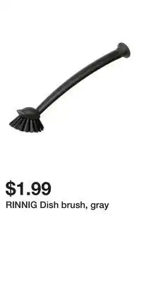 IKEA RINNIG Dish brush, gray offer