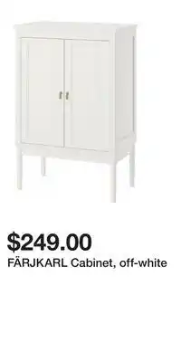 IKEA FÄRJKARL Cabinet, off-white offer