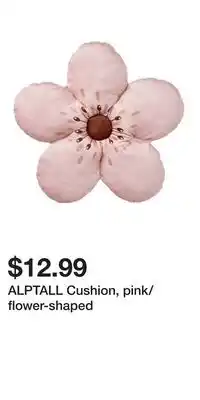 IKEA ALPTALL Cushion, pink/flower-shaped offer