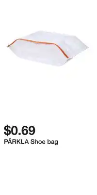 IKEA PÄRKLA Shoe bag offer