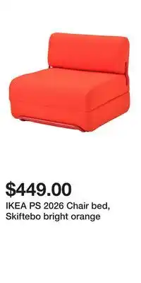 IKEA IKEA PS 2026 Chair bed, Skiftebo bright orange offer