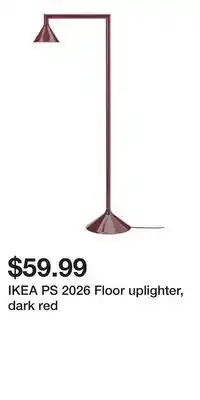 IKEA IKEA PS 2026 Floor uplighter, dark red offer