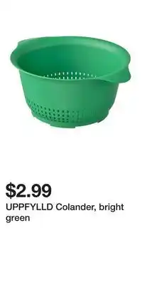 IKEA UPPFYLLD Colander, bright green offer