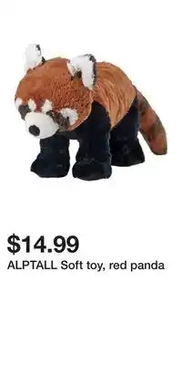 IKEA ALPTALL Soft toy, red panda offer
