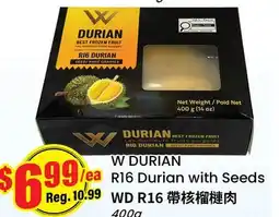 Btrust Supermarket W DURIAN R16 Durian with Seeds offer
