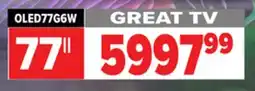 2001 Audio Video OLED77G6W- LG 77 OLED ALP11 GALLERY 4K WALL offer