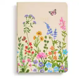 Staples Eccolo Flexi Cover Journal - 6 x 8 - Lined - 128 Sheets - Floral offer
