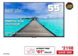 Visions Electronics NEPTUNE ODTV 4K Smart TV offer